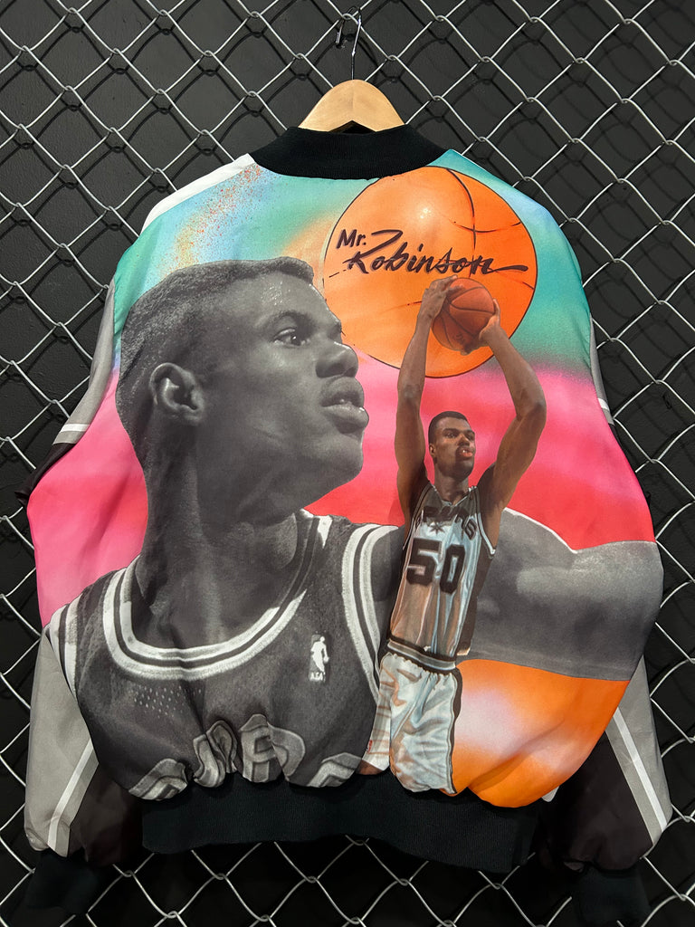 XL) Vintage 1990's Chalk Line Spurs David Robinson Fanimation